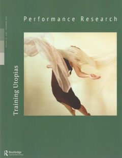 Front cover of Performance Research: Volume 25 Issue 8 - Training Utopias
